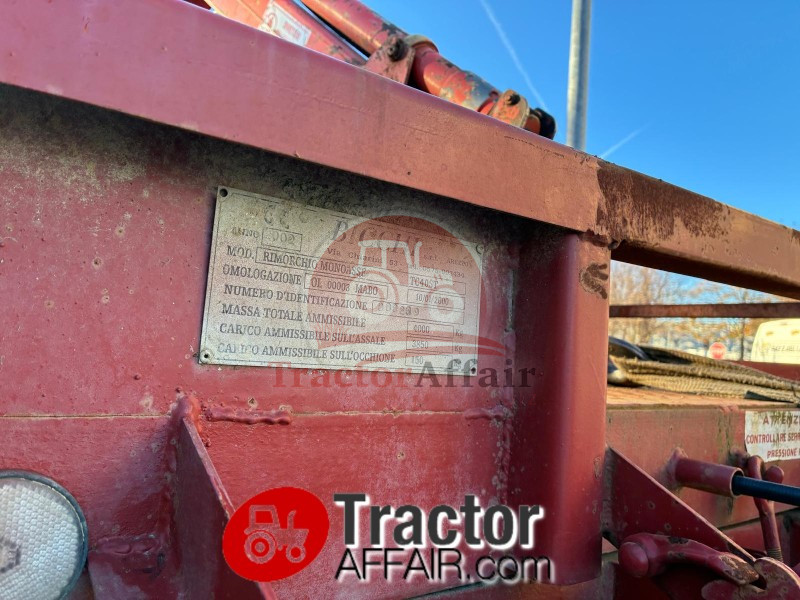 PIANALE RIMORCHIO PORTA CINGOLATO BICCHI TC40 ST 3,00 MT X 1,25 MT 40 Q.LI - photo 3